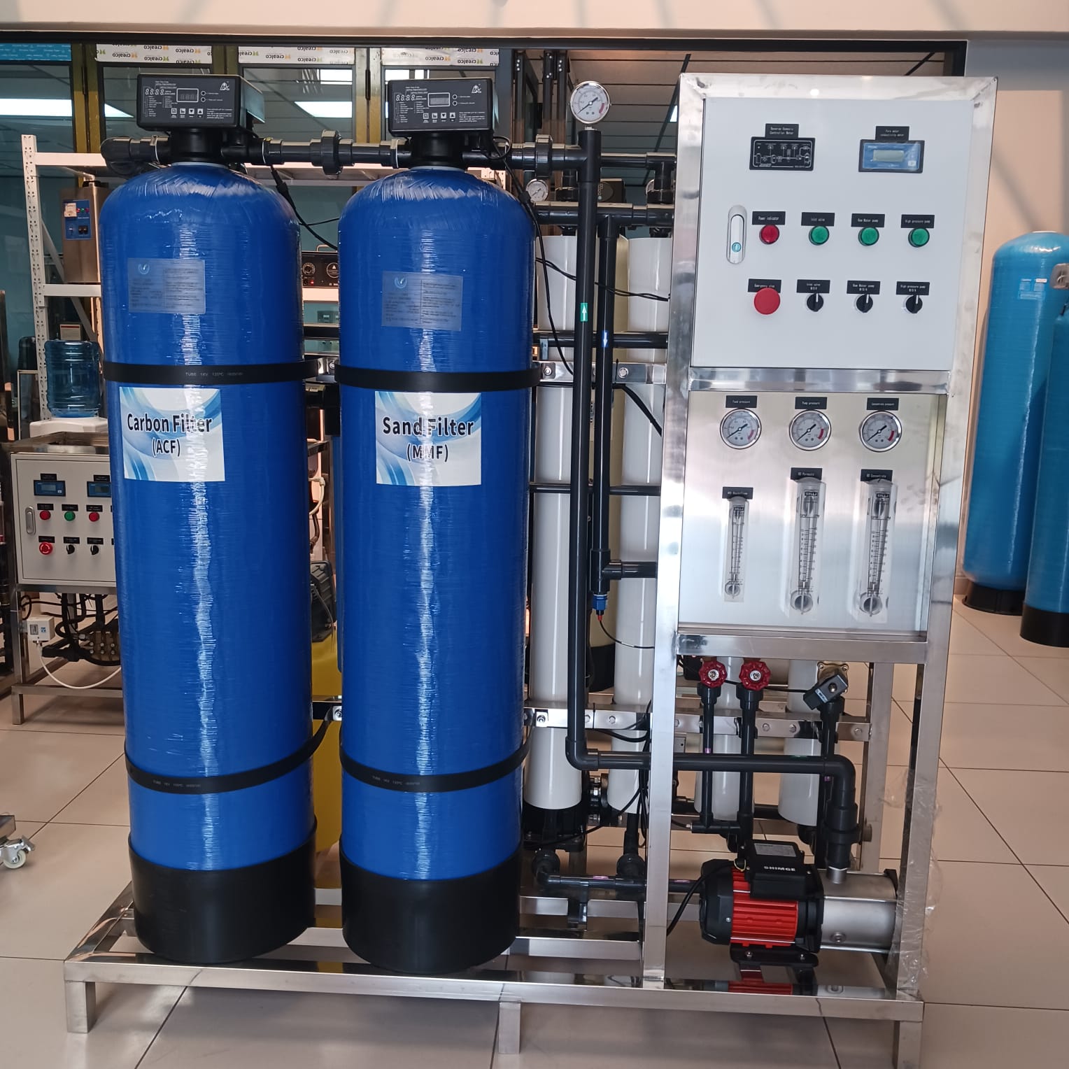 Carbon filtration system